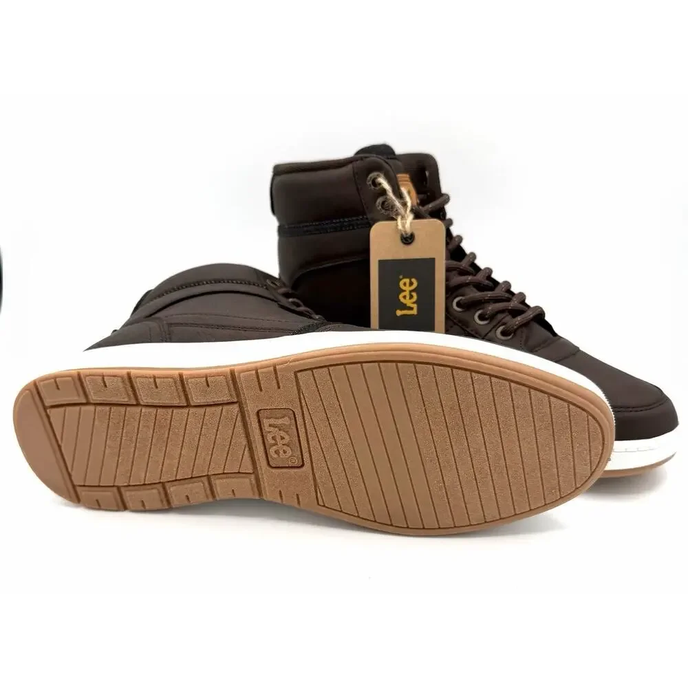 Lee Dayton High Top Sneaker Boots Brown Men’s US 7D M000012-0233